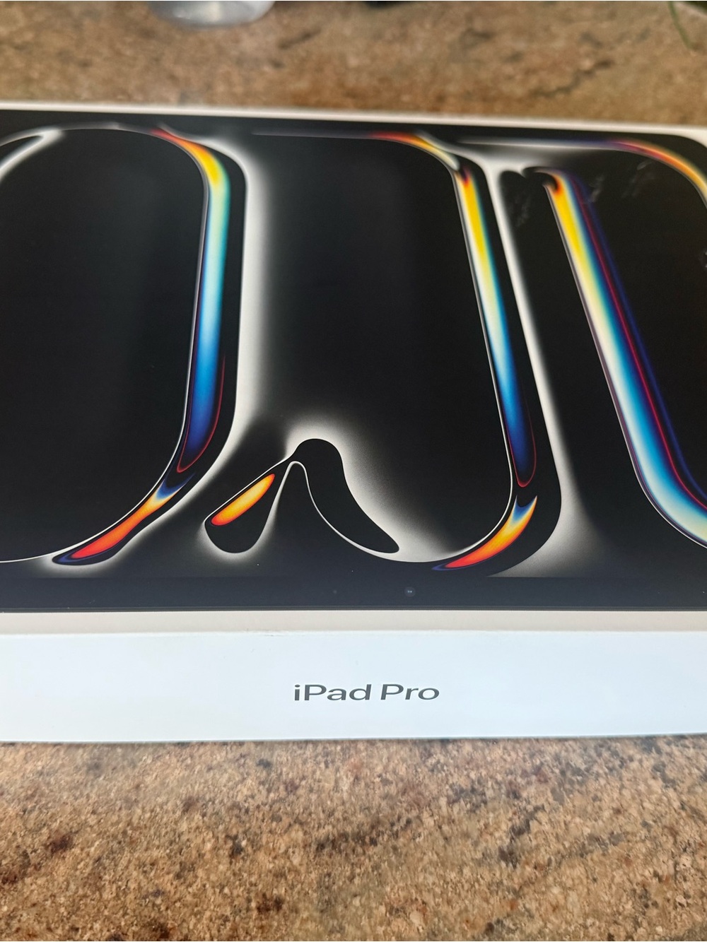Apple iPad Pro with Black and Multicolor Display Accents